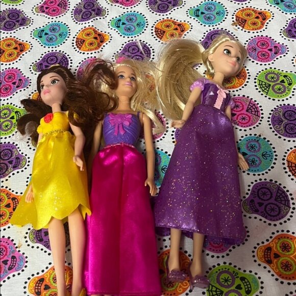 Barbie Doll set of 3 Disney Princesses - Picture 1 of 3